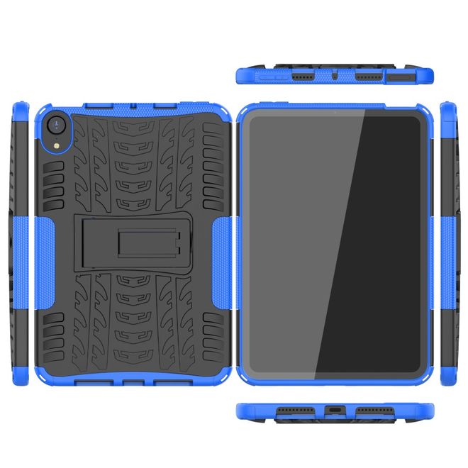 iPad mini 6 Hülle - Hardcase aus Kunststoff - mit Kickstand - blau