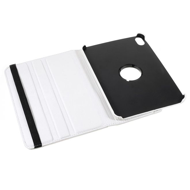 iPad mini 6 Hülle - 360° rotierbares Case aus Leder - weiss