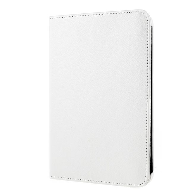 iPad mini 6 Hülle - 360° rotierbares Case aus Leder - weiss