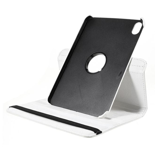 iPad mini 6 Hülle - 360° rotierbares Case aus Leder - weiss