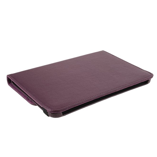 iPad mini 6 Hülle - 360° rotierbares Case aus Leder - purpur