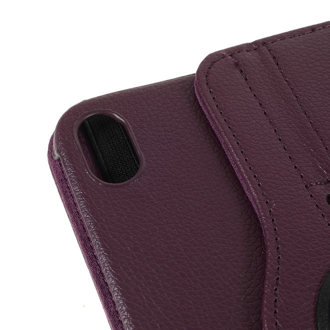 iPad mini 6 Hülle - 360° rotierbares Case aus Leder - purpur