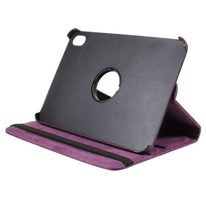 iPad mini 6 Hülle - 360° rotierbares Case aus Leder - purpur