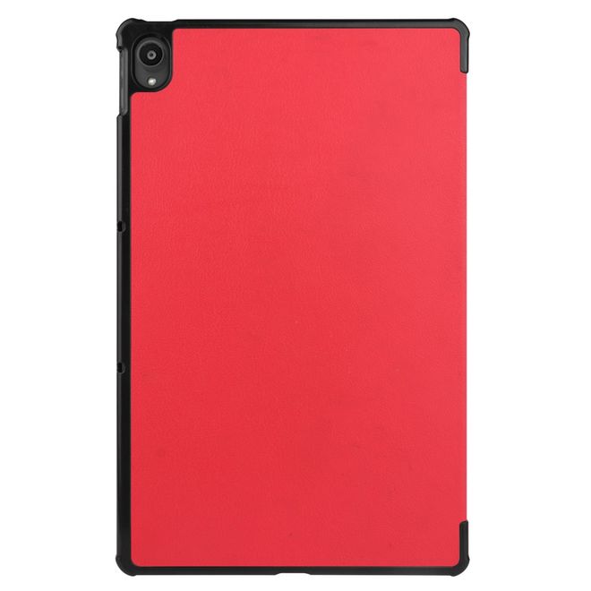 Lenovo Tab P11 Leder Hülle - dreifach faltbar - rot