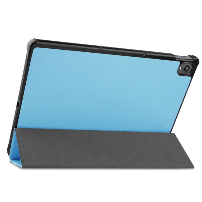 Lenovo Tab P11 Leder Hülle - dreifach faltbar - blau