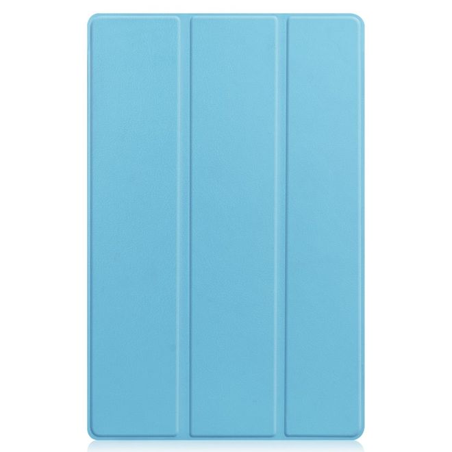 Lenovo Tab P11 Leder Hülle - dreifach faltbar - blau