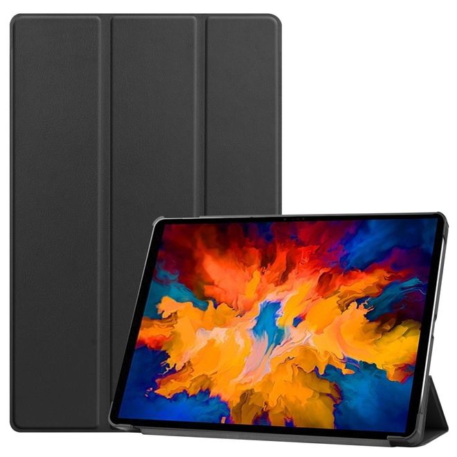 Lenovo Tab P11 Pro Leather Case - Tri-fold - Black