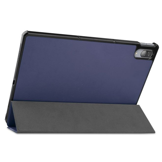 Lenovo Tab P11 Pro Leder Hülle - dreifach faltbar - blau