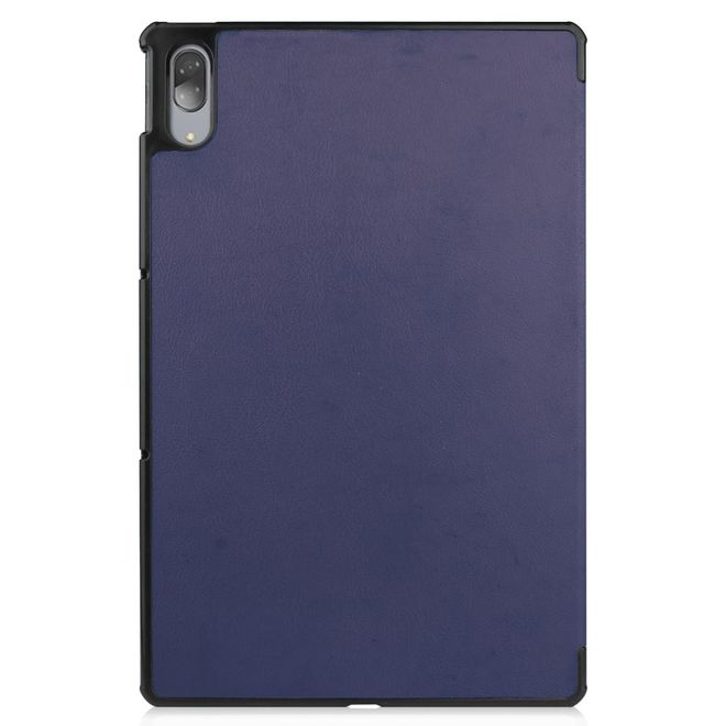 Lenovo Tab P11 Pro Leder Hülle - dreifach faltbar - blau