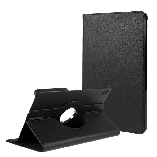 Lenovo Tab P11 Hülle - 360° rotierbares Case aus Leder - schwarz