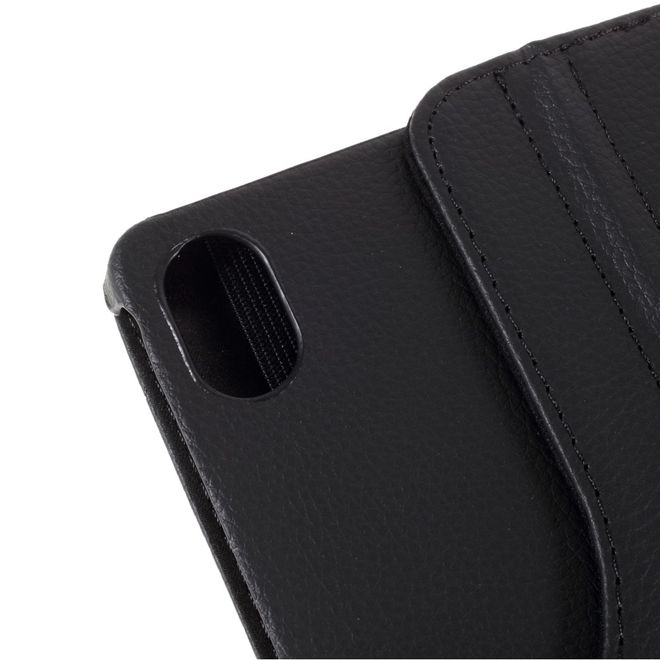 Lenovo Tab P11 Hülle - 360° rotierbares Case aus Leder - schwarz