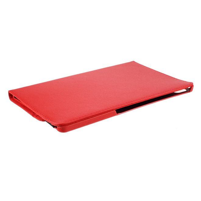 Lenovo Tab P11 Hülle - 360° rotierbares Case aus Leder - rot