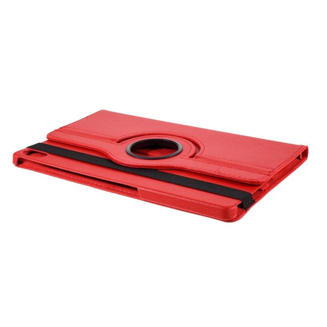 Lenovo Tab P11 Hülle - 360° rotierbares Case aus Leder - rot