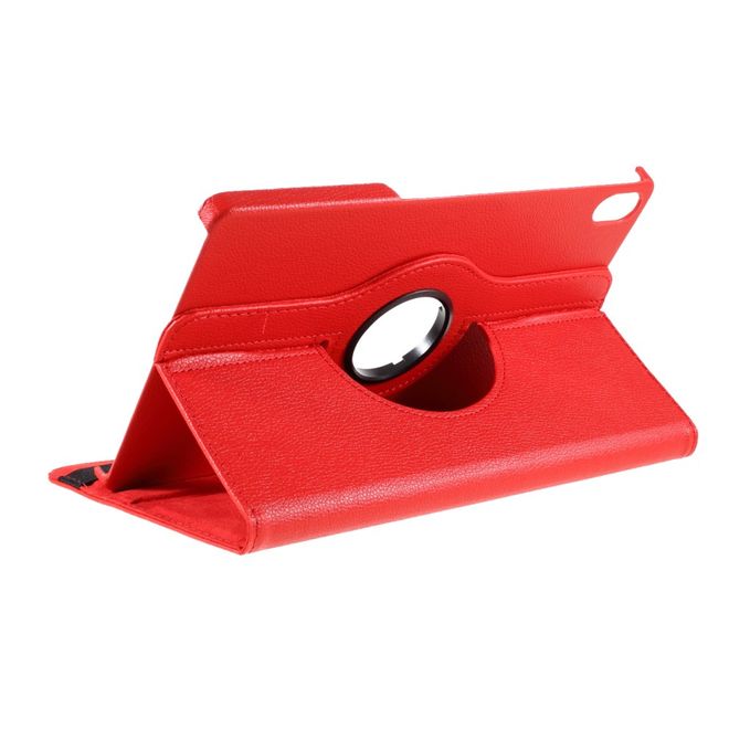 Lenovo Tab P11 Hülle - 360° rotierbares Case aus Leder - rot