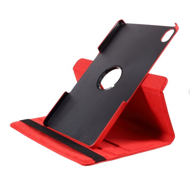 Lenovo Tab P11 Hülle - 360° rotierbares Case aus Leder - rot
