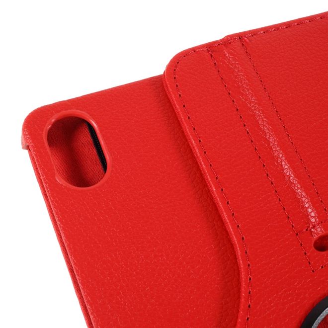 Lenovo Tab P11 Hülle - 360° rotierbares Case aus Leder - rot