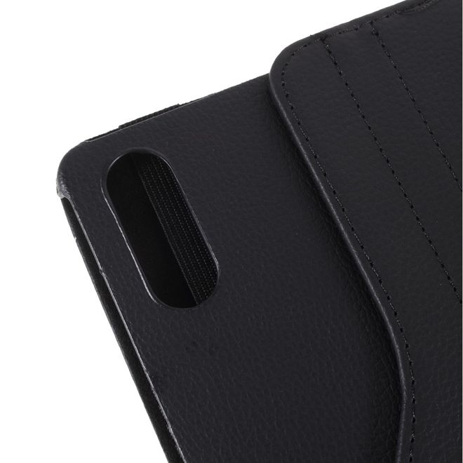 Lenovo Tab P11 Pro Hülle - 360° rotierbares Case aus Leder - schwarz