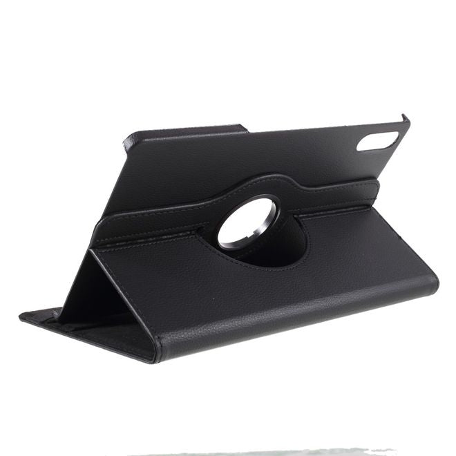 Lenovo Tab P11 Pro Hülle - 360° rotierbares Case aus Leder - schwarz
