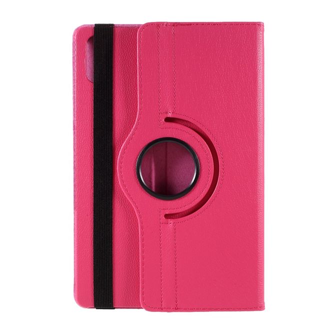 Lenovo Tab P11 Pro Hülle - 360° rotierbares Case aus Leder - rosa