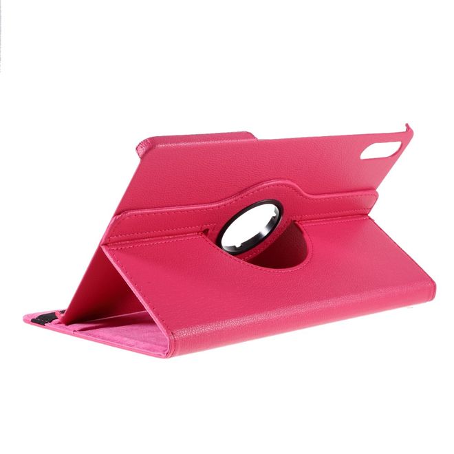 Lenovo Tab P11 Pro Hülle - 360° rotierbares Case aus Leder - rosa