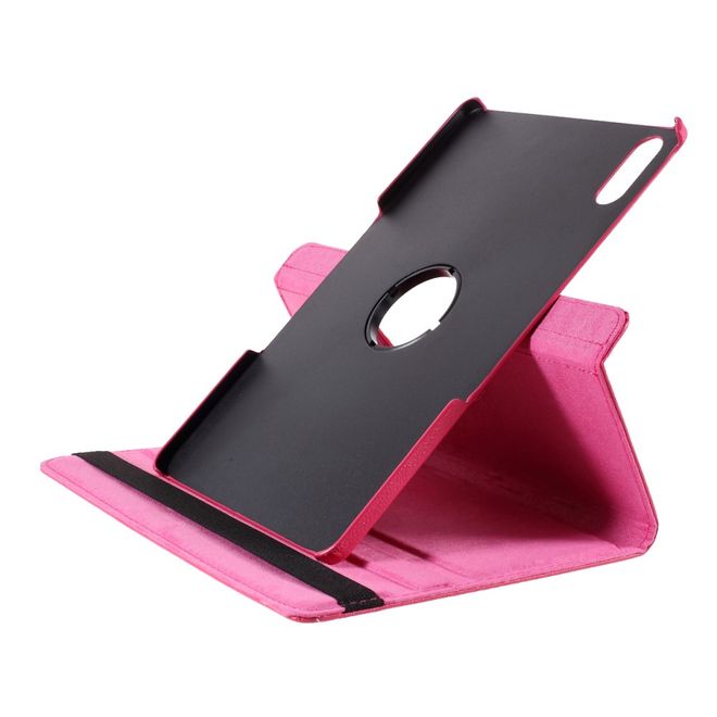 Lenovo Tab P11 Pro Hülle - 360° rotierbares Case aus Leder - rosa