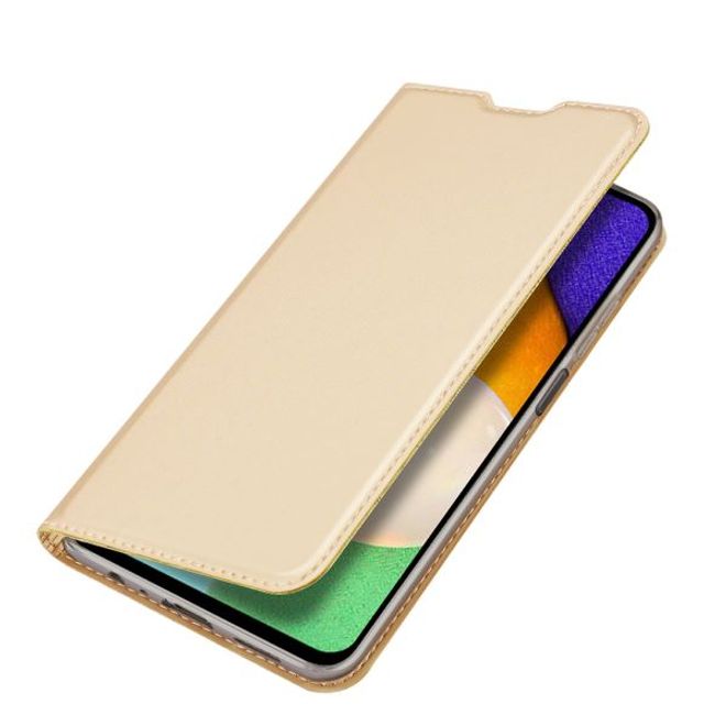 Dux Ducis - Samsung Galaxy A03s Hülle - Handy Bookcover - Skin Pro Series - gold