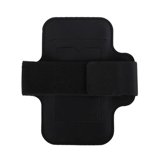 MU Sport - Universal Sport Armband für Smartphones von 5.5" bis 6.5" - mit Innentasche - schwarz