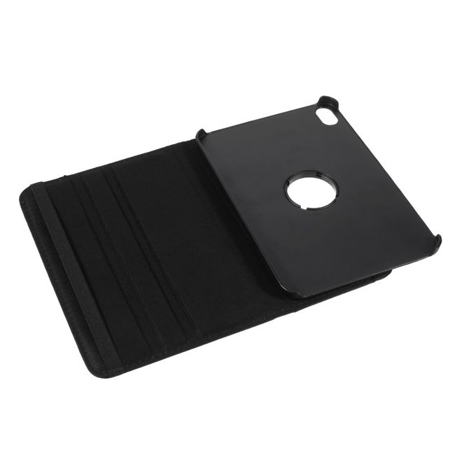 iPad mini 6 Hülle - 360° rotierbares Case aus Leder - schwarz