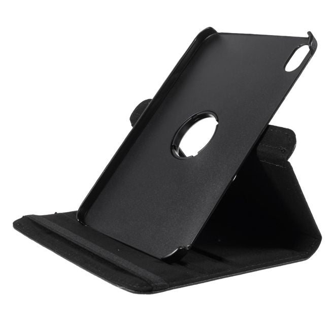 iPad mini 6 Hülle - 360° rotierbares Case aus Leder - schwarz