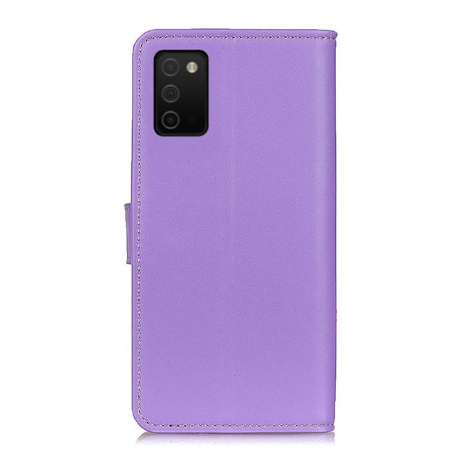 Samsung Galaxy A03s Handy Hülle - Classic II Leder Bookcover Series - purpur