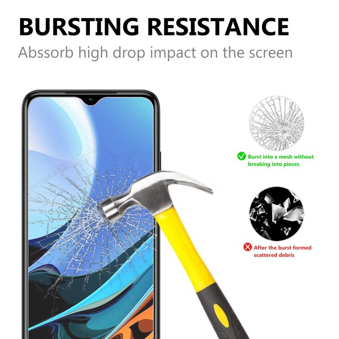 Xiaomi Redmi 9T Schutzglas Displayschutz - Panzer Glas - 0.3mm dick - transparent