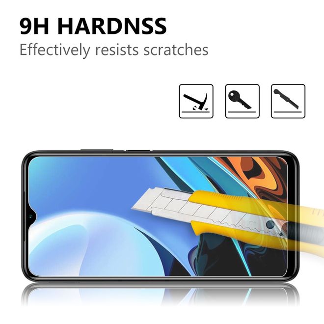 Xiaomi Redmi 9T Schutzglas Displayschutz - Panzer Glas - 0.3mm dick - transparent