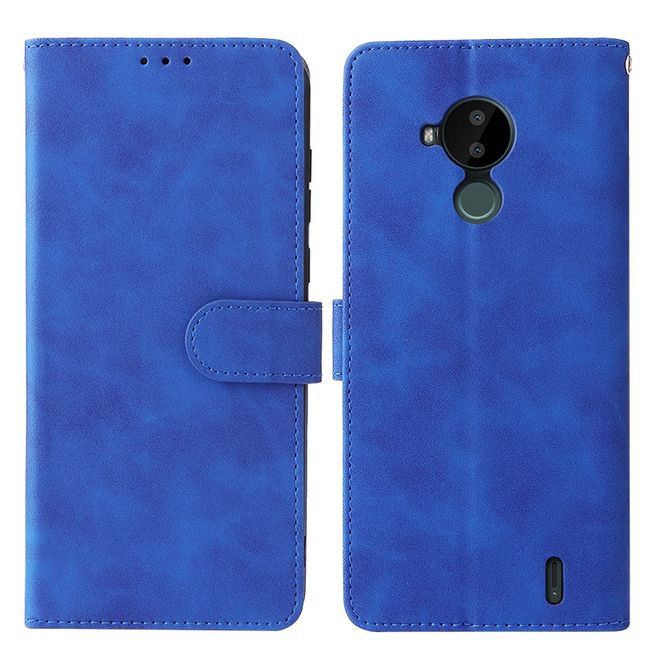 Nokia C30 Handyhülle - Vintage II Leder Bookcover Series - blau