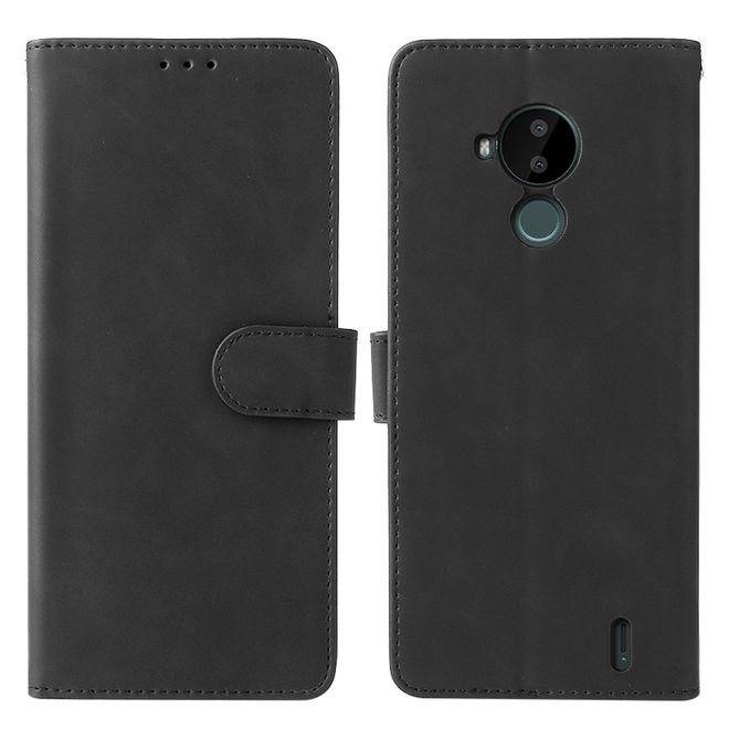 Nokia C30 Handyhülle - Vintage II Leder Bookcover Series - schwarz