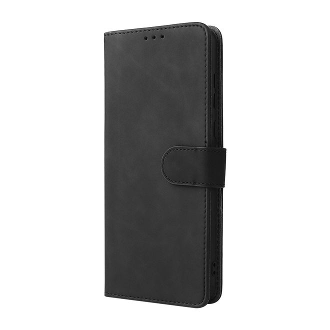 Nokia C30 Handyhülle - Vintage II Leder Bookcover Series - schwarz