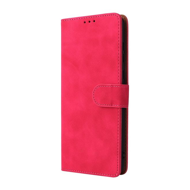 Nokia C30 Handyhülle - Vintage II Leder Bookcover Series - rot