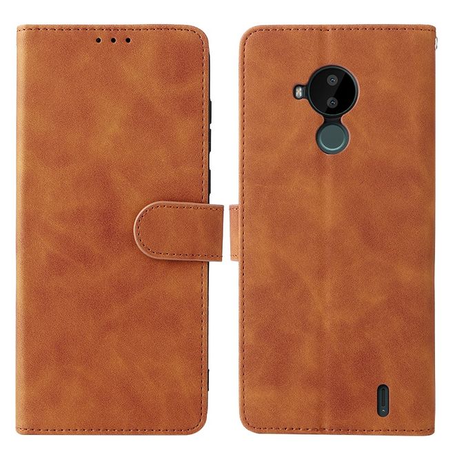 Nokia C30 Handyhülle - Vintage II Leder Bookcover Series - braun