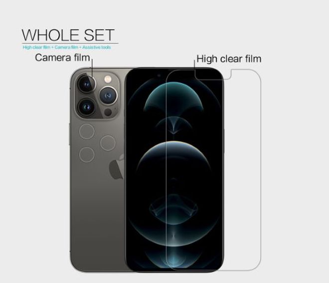 Nillkin - iPhone13 Pro Max Schutzfolie - Super Clear Whole Set Series