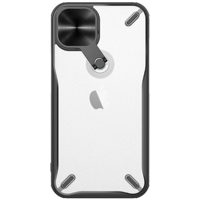 Nillkin - iPhone 13 Hülle - Hardcase mit Kickstand - Cyclops Series - schwarz