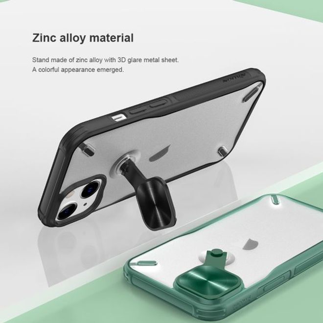 Nillkin - iPhone 13 Hülle - Hardcase mit Kickstand - Cyclops Series - schwarz