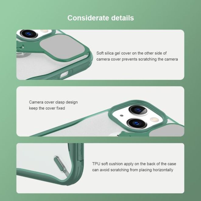 Nillkin - iPhone 13 Hülle - Hardcase mit Kickstand - Cyclops Series - blau