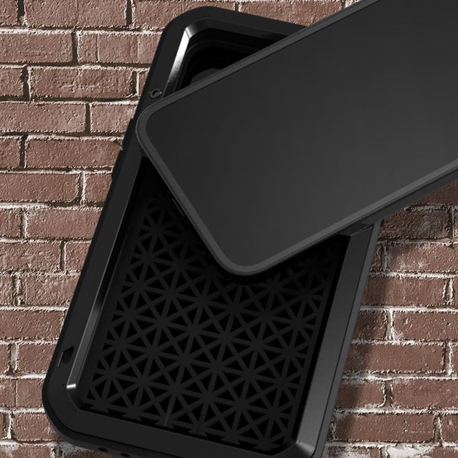 Love Mei - iPhone 13 mini Hülle - Case aus Metall - Powerful Series - weiss