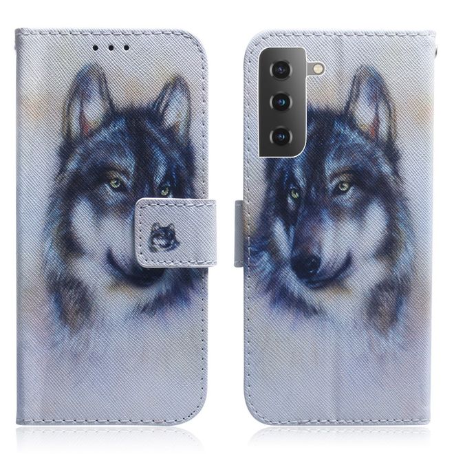 Samsung Galaxy S22 Handy Hülle - Leder Bookcover Image Series - Husky