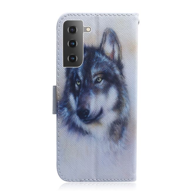Samsung Galaxy S22 Handy Hülle - Leder Bookcover Image Series - Husky