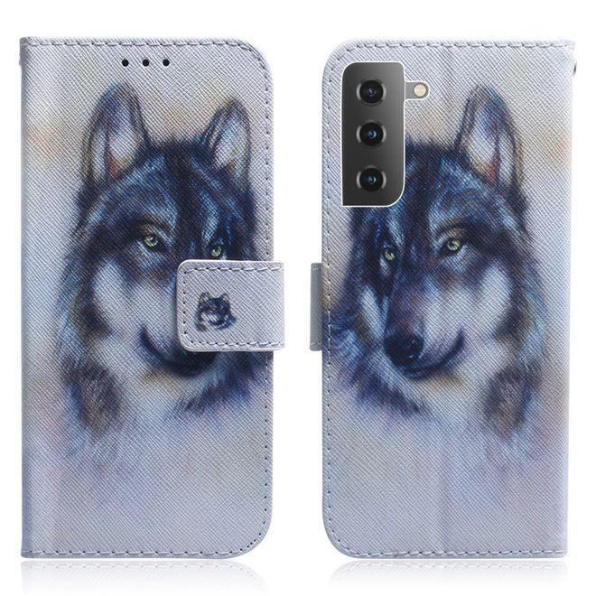 Samsung Galaxy S22+ Handy Hülle - Leder Bookcover Image Series - Husky