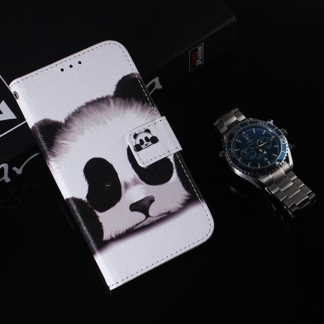 Samsung Galaxy S22+ Handy Hülle - Leder Bookcover Image Series - Panda