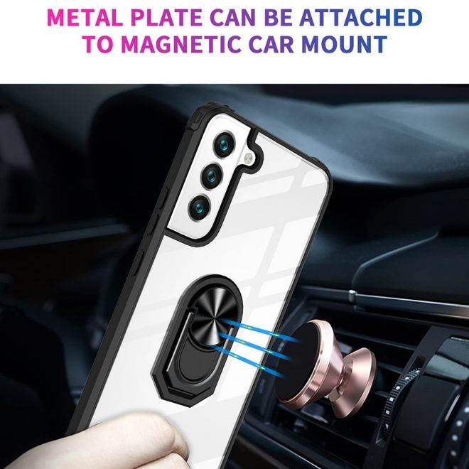 Samsung Galaxy S22+ Hülle - Hardcase mit Kickstand - silber