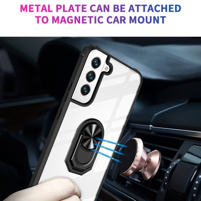 Samsung Galaxy S22+ Hülle - Hardcase mit Kickstand - rot