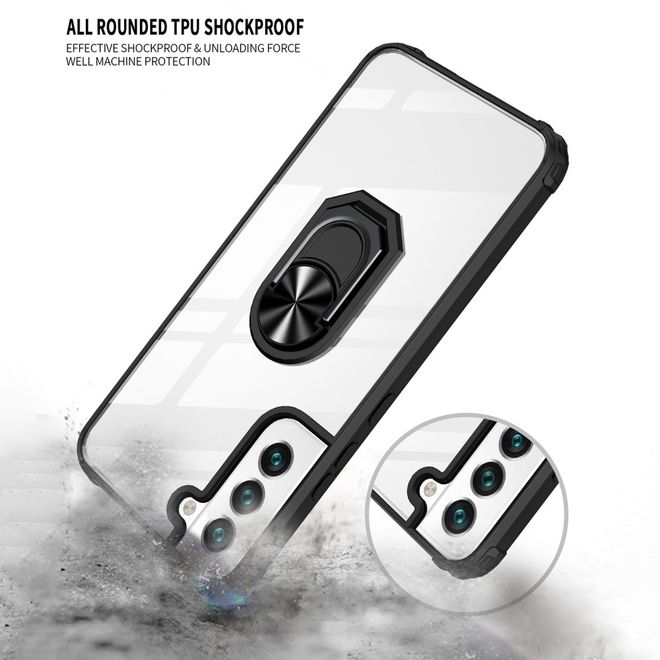 Samsung Galaxy S22+ Hülle - Hardcase mit Kickstand - rot