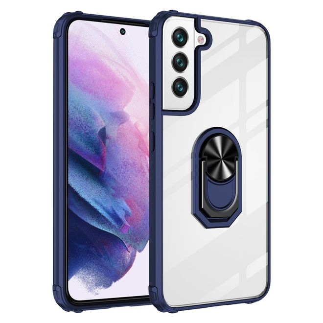 Samsung Galaxy S22+ Hülle - Hardcase mit Kickstand - blau